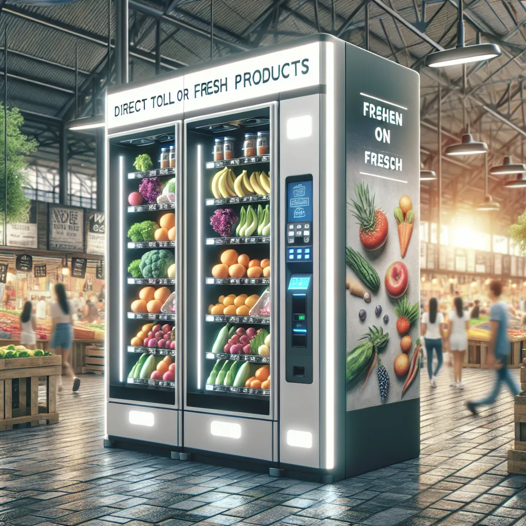 Innowacyjne automaty spożywcze jako klucz do bezpośredniej sprzedaży świeżych produktów