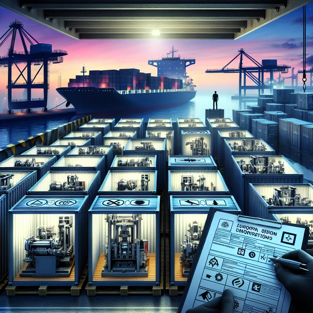 Import maszyn przemysłowych z Chin – jak zadbać o zgodność z normami UE