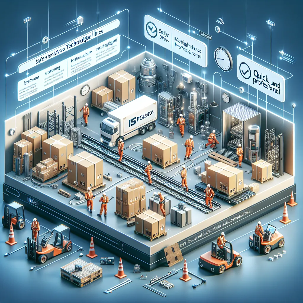 Bezpieczna relokacja linii technologicznych z IS Polska szybko i profesjonalnie