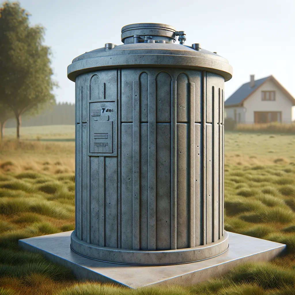 Betonowe szamba 7m3 – trwałe i funkcjonalne rozwiązania dla Twojego domu